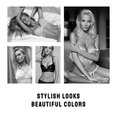 Minimalist Commercial Female Underwear Display Promotion Ecommerce Product Image