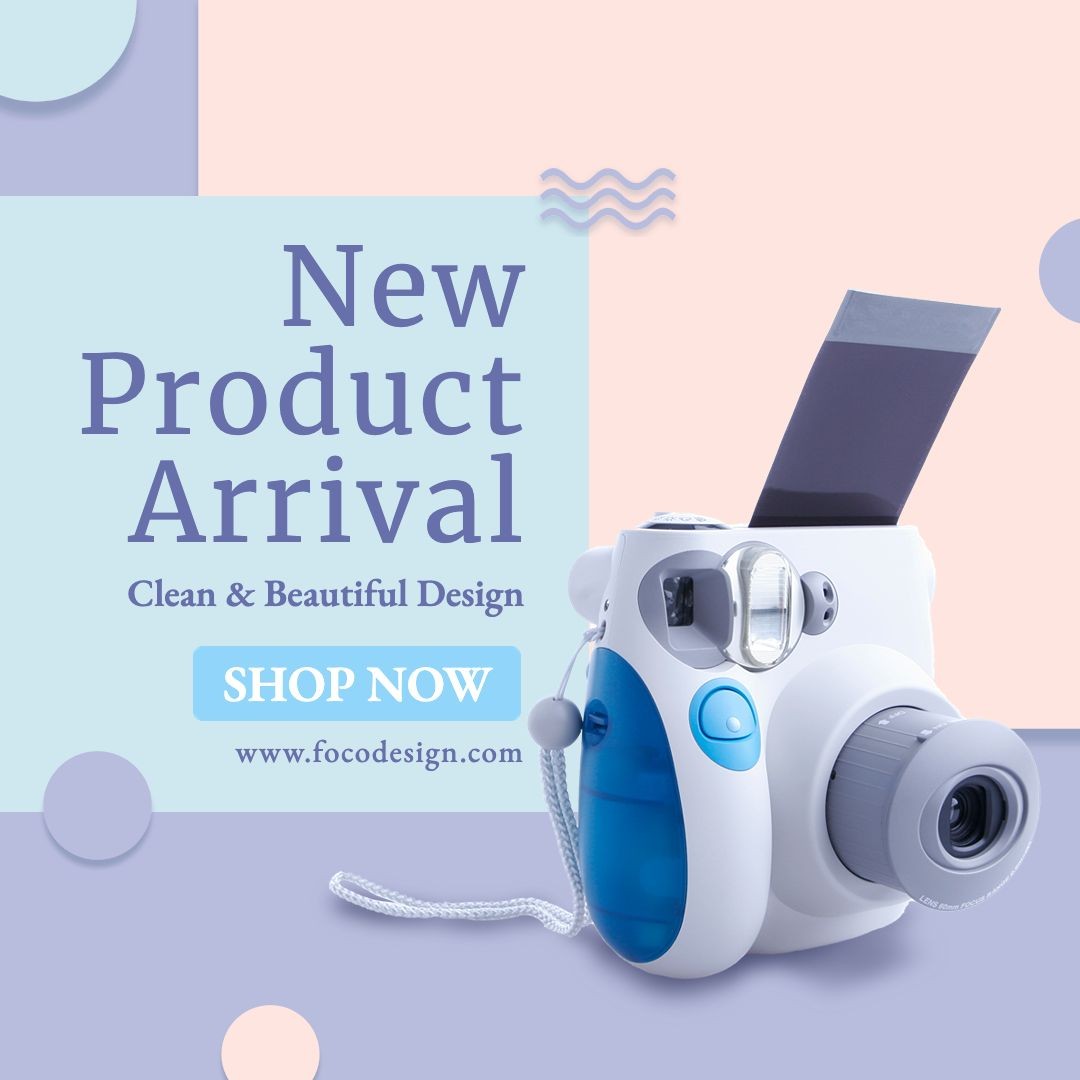 Insta Camera Electronic Device New Arrival Ecommerce Product Image预览效果