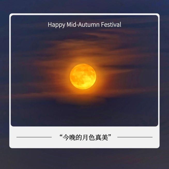 中秋节风景晒照界面风plog模板预览效果