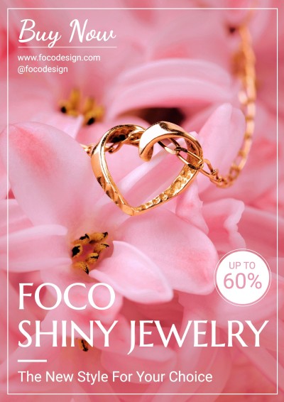 Jewelry and Accessories Fashion Product Discount Sale Product Promo  Advertising Flyer