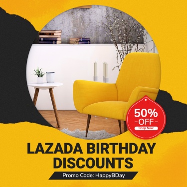 Furniture Store Lazada Birthday Sale Ecommerce Product Image