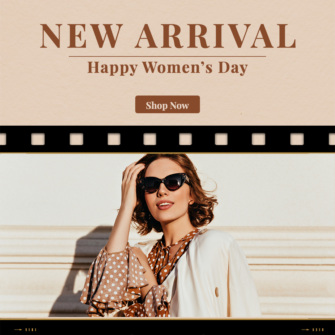 Women's Day Promo Sunglasses New Arrival Ecommerce Product Image预览效果