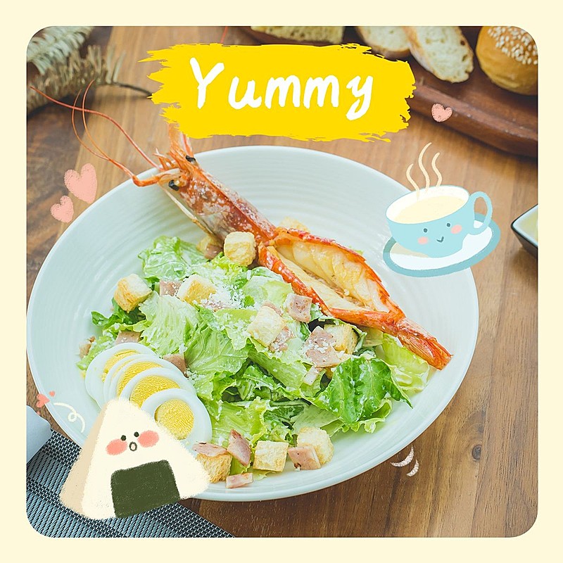 餐饮美食记录简约风plog模板