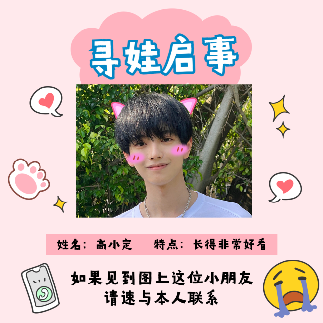 母亲节妈粉应援趣味方形海报预览效果
