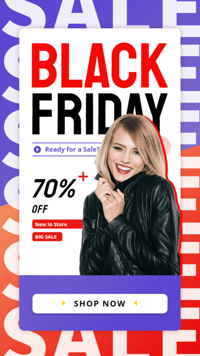 Fashion Style Women's Wear Black Friday New Arrival Sale Instagram Story Video