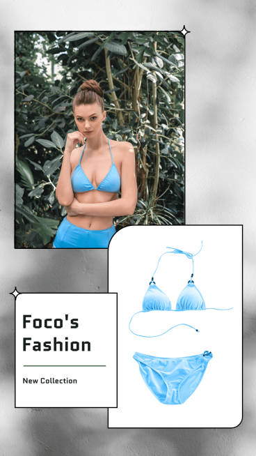 Fashion Female Bikini New Arrival Ecommerce Story预览效果