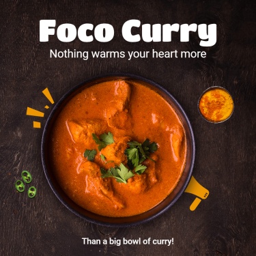Simple Curry Delicacy Promotion Ecommerce Story