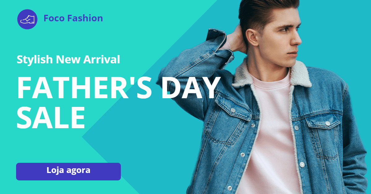 Peppermint Green Background Fashion Father's Day New Arrival Sale Ecommerce Banner预览效果