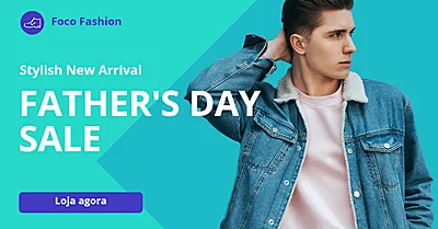 Peppermint Green Background Fashion Father's Day New Arrival Sale Ecommerce Banner