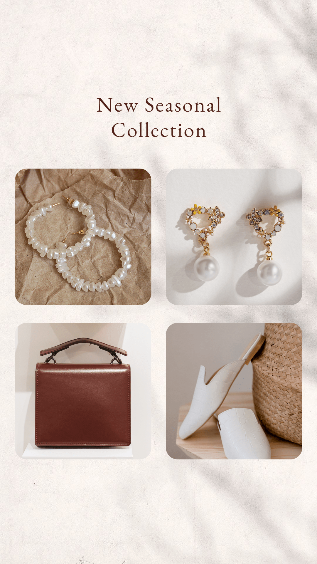 Bag and Shoes and Jewelry and Accessories New Product Arrival Ecommerce Story预览效果