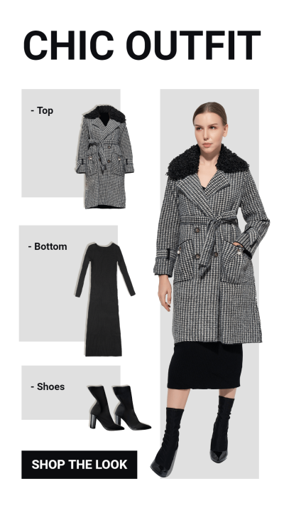 Fashion Women's Wear Outfit Display Ecommerce Story