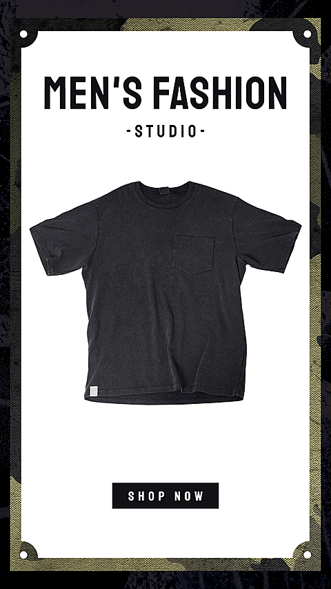 Fashion Men's New Wear Promotion Ecommerce Story