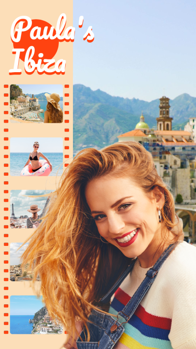 Literary Style Travel Record Smile Girl Instagram Story