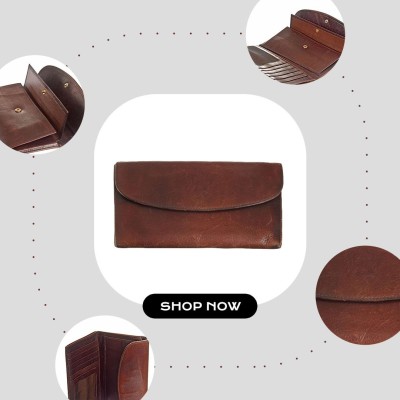 Leather Wallet Details Annotation Description Ecommerce Product Image