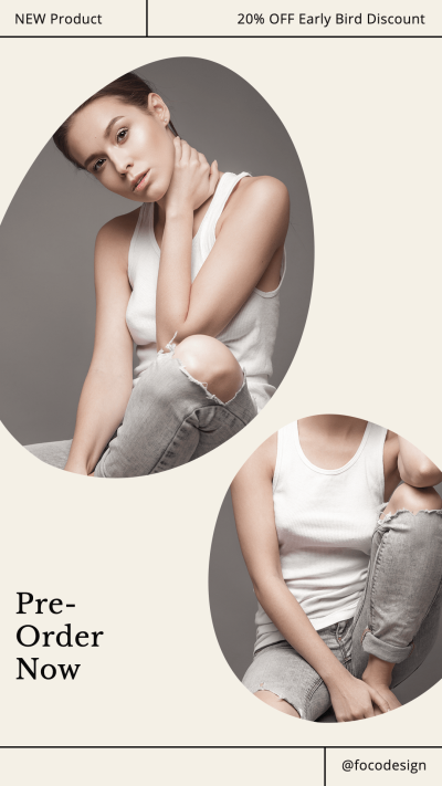 7w-Women's Fashion New Product Sale Promotion Ecommerce Story