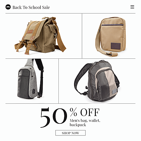 Minimalist Father's Day Accessories Discount Promotion Ecommerce Story
