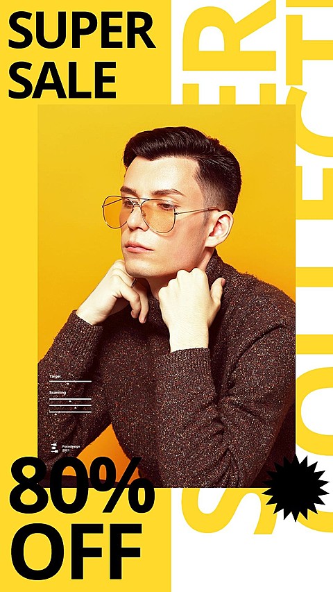 Men's Clothing Fashion Discount Sale Ecommerce Story