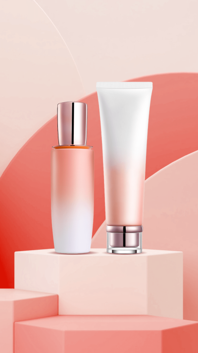 Creative Skin Care Products Display Ecommerce Story