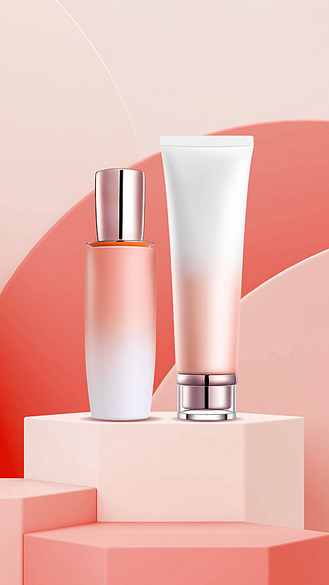 Creative Skin Care Products Display Ecommerce Story