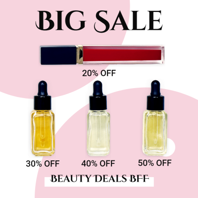 White Rectangle Element Simple Beauty Cosmetics Discount Ecommerce Product Image