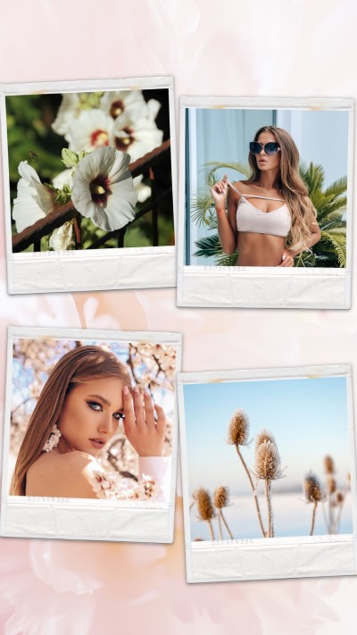 Simple Flowers Decorate Woman Life Record Instagram Story