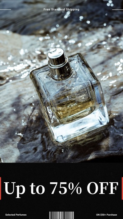 Flicker Element Women's Perfume Fragrance Sale Promo Ecommerce Story