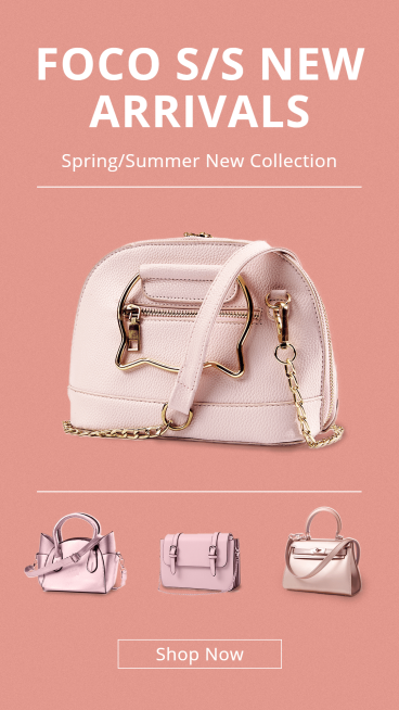 Fashionable Women's Handbags New Arrival Display Promotion Ecommerce Story预览效果