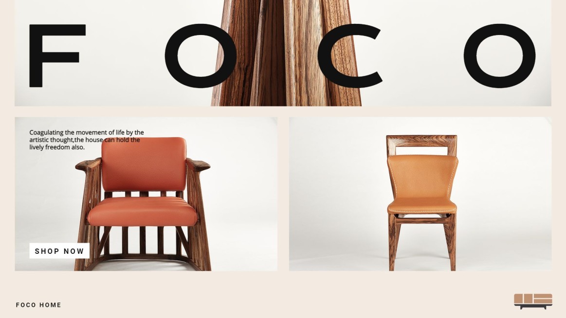 Furniture Couch and Chair Product Brochure Ecommerce Banner预览效果
