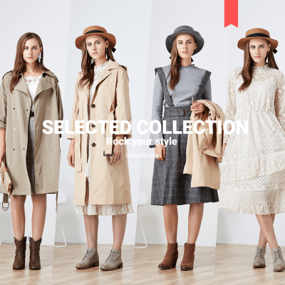 Female Stylish Clothes Promotion Ecommerce Product Image