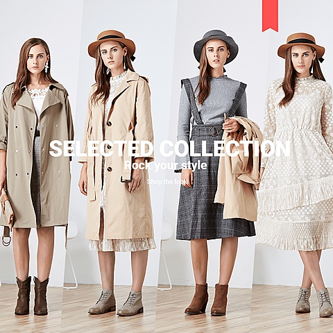 Female Stylish Clothes Promotion Ecommerce Product Image