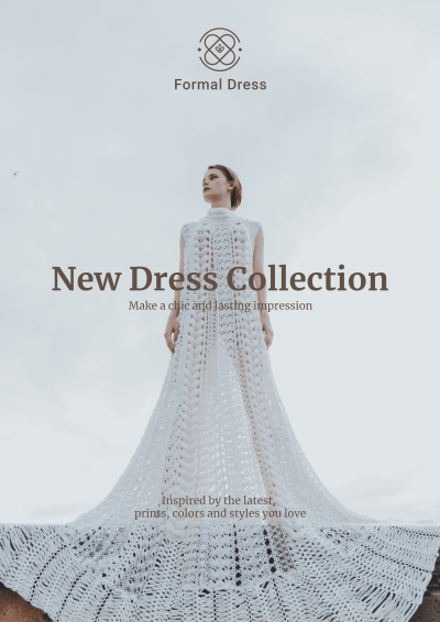 Women's Wear New Dress Collection Propaganda Flyer