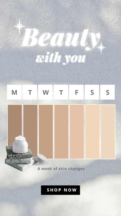 Brightening Face Cream Beauty Cosmetics Product Campaign Marketing Ecommerce Story