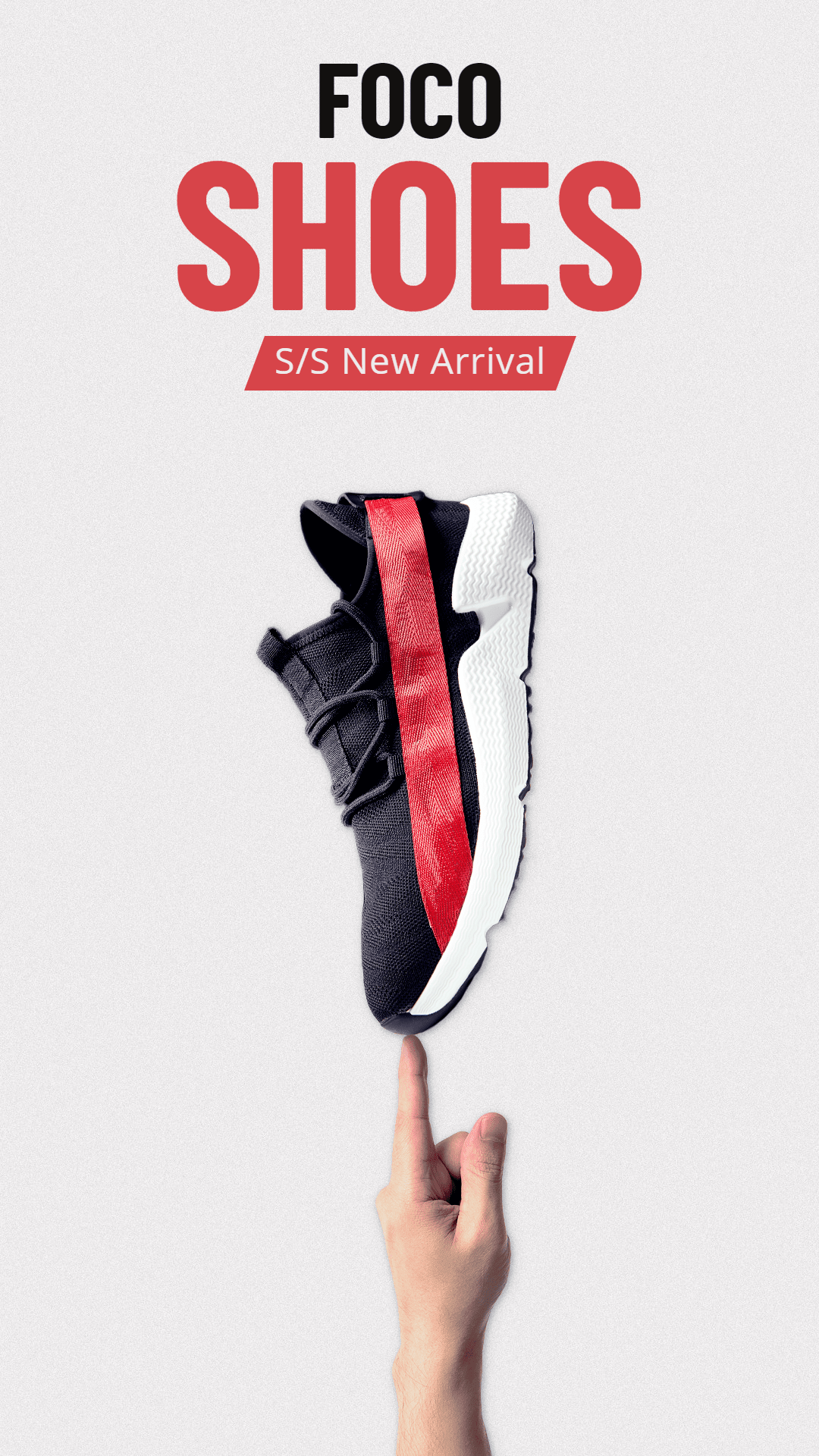 Minimalist Sport Shoes New Arrival Display Ecommerce Story