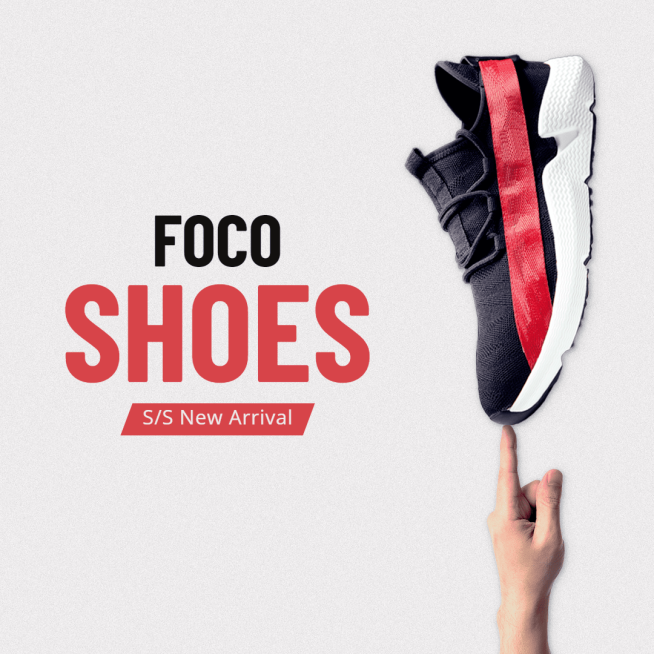 Sneakers promotion ecommerce product image预览效果