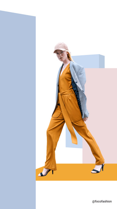 Fashionable Female Model Women's Wear Display Instagram Story
