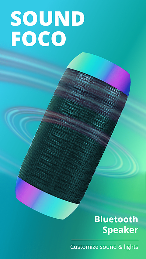 Fashion Bluetooth Speaker Promotion Ecommerce Story