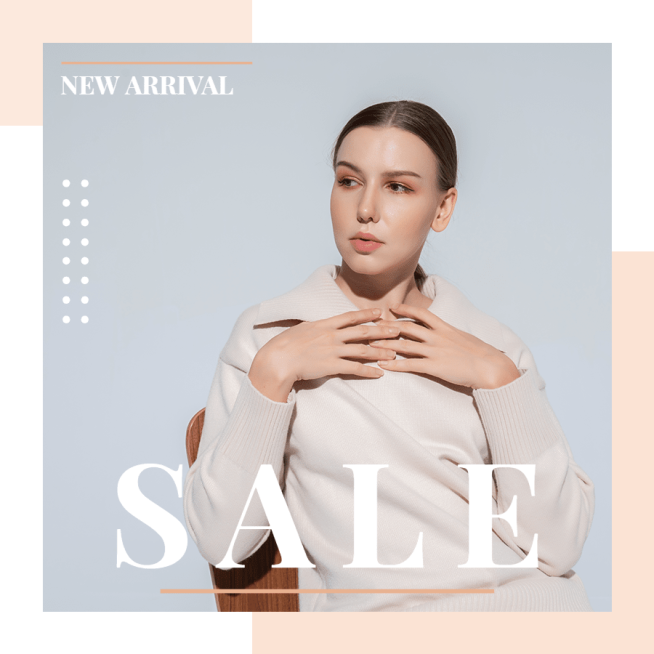 Simple Fashion Women's Wear New Collection Sale Ecommerce Product Image预览效果
