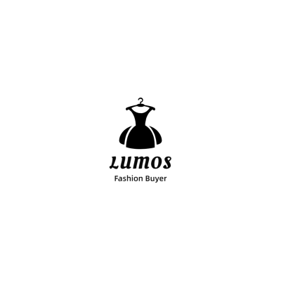 Black Dress Silhouette Women's Fashion Clothing Logo
