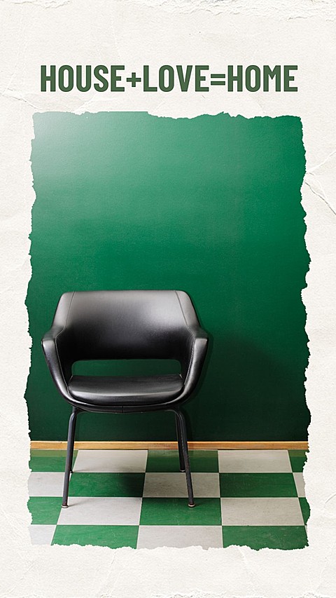Retro Paper Tear Style Furniture Promotion Ecommerce Story