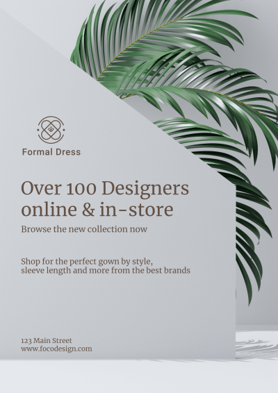 Women's Wear New Collection Propaganda Flyer