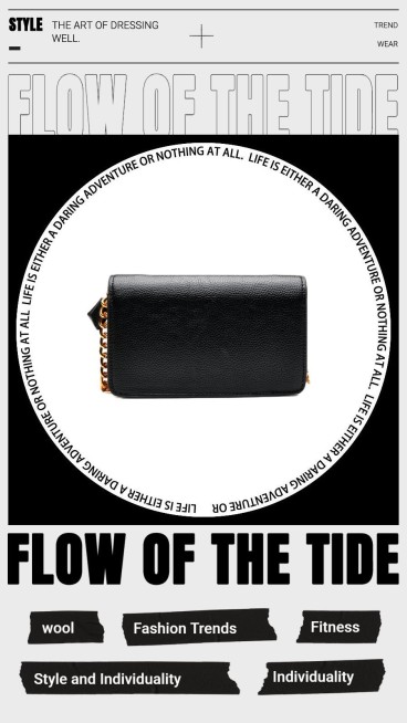 Cool Fashion Leather Wallet Ecommerce Product预览效果