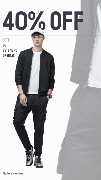 Brazil Dependence Day Men's Wear Discount Ecommerce Story