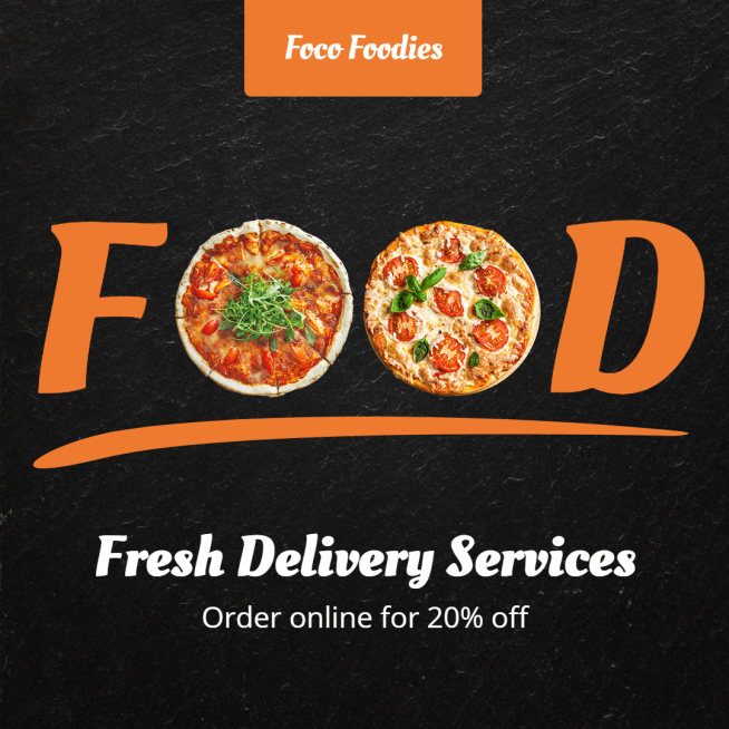 Delicacy Delivery Service Promotion Ecommerce Product Image预览效果