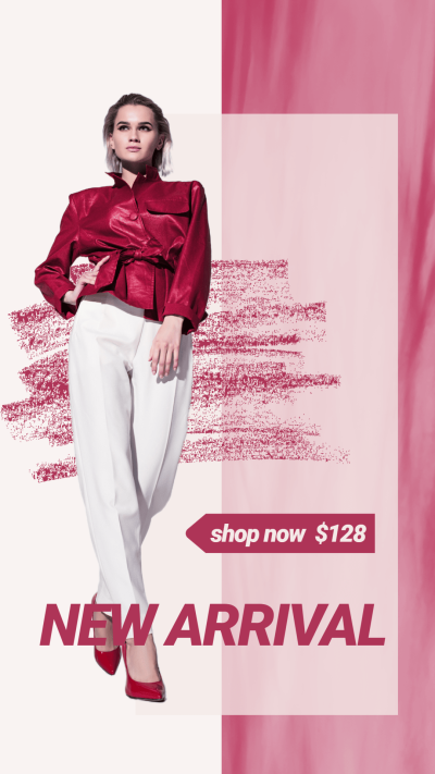 Fashion Style Women's Wear New Arrival Ecommerce Story