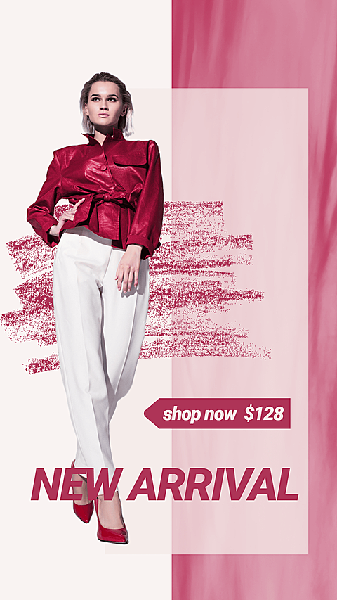 Fashion Style Women's Wear New Arrival Ecommerce Story