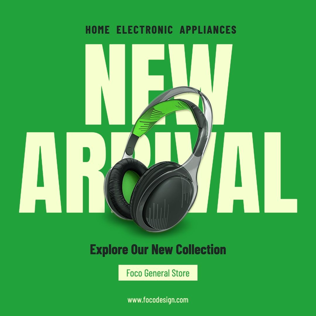 Consumer Electronics Headphones Headset New Arrival Ecommerce Product Image预览效果