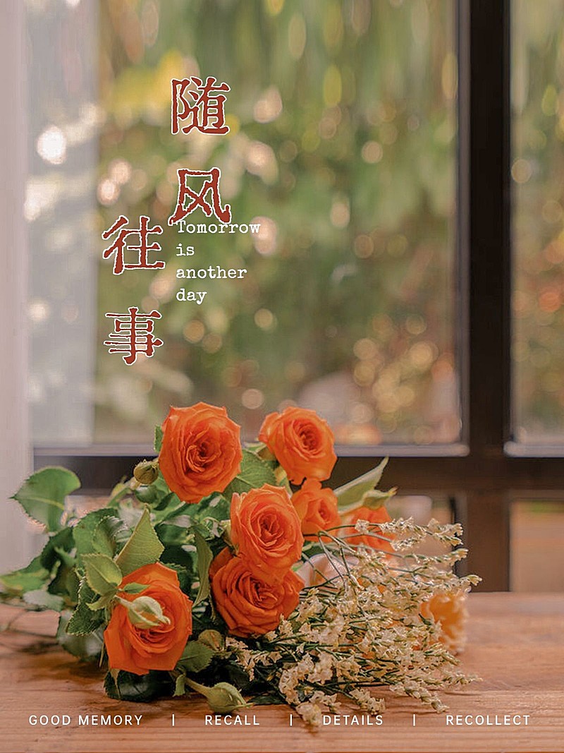 电影海报杂志记录简约风plog模板