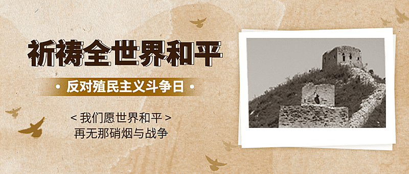 2.21反殖民主义斗争日公益宣传复古公众号首图