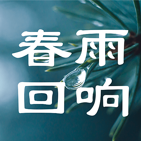 雨水节气祝福水滴公众号次图