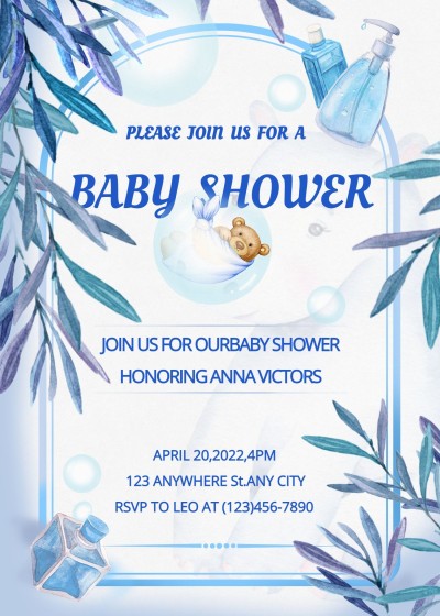 Baby shower invitation 
